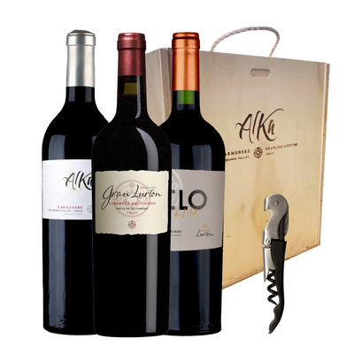 Grandes Vinos de 750 ml. x3 + Descorchador